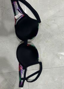 Floral Print Bikini Bra