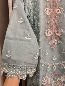 diwali special pakistani hoor soft organza suit du