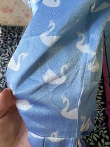 Swan Print Dress