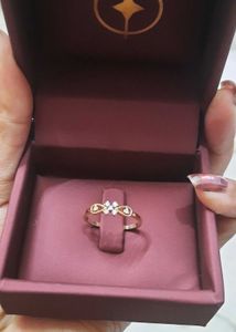 9 Carat real gold Elegant  Diamond Ring
