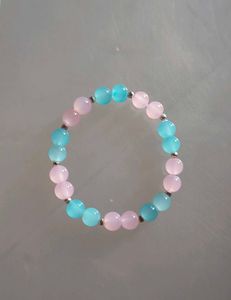 Cute Pink Beaded Bracelet