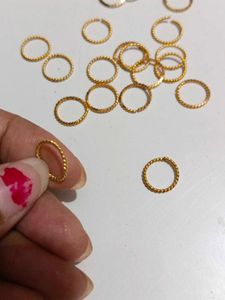 Gold Twisted Nose Rings