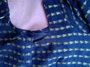 Stylish Blue Printed Blouse