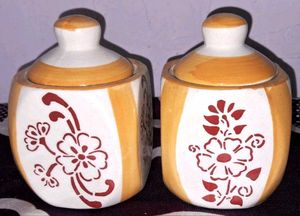 Combo of different ceramic Vase Set,Jars,