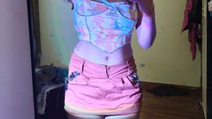 Stylish Floral Print Crop Top