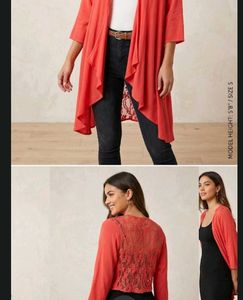 Coral  shrug