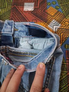 Girls' Embroidered Denim Jeans