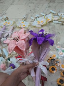 Crocheted Flower Bouquet any 1