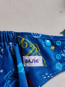 Cute Space Rocket Diaper Cover