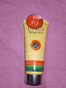 Lotus Organics+ SPF 40 Mineral Sunscreen