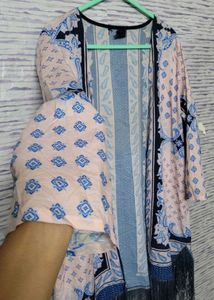 Boho Fringe Kimono Cardigan