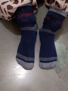 Blue Sports Socks