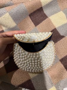 Elegant Beaded Clutch Bag
