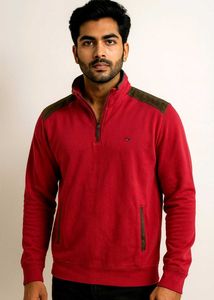 octave men's 1/4 zip  fleece sweatshirt