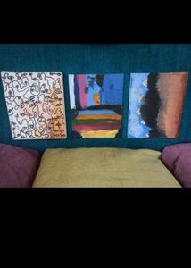 Set of 6 canvas paintings