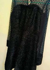 :🖤 Stylish Black Mini Frock for Women