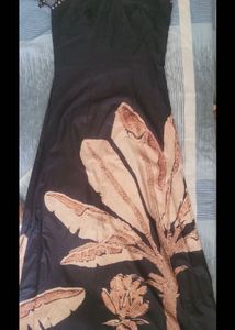 Savana  tie up a line dress