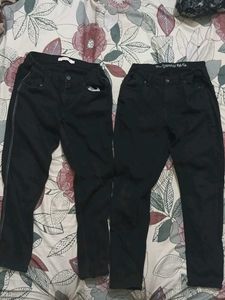 Stylish Black Jeans - Pack of Two