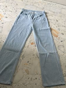 Light Wash Wide Leg Jeans