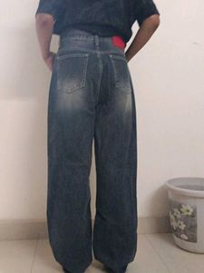 Classic Dark Wash Straight Leg Jeans