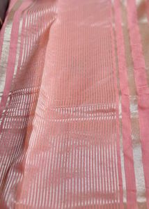 💃💃New Elegant Embroidered Peach Saree