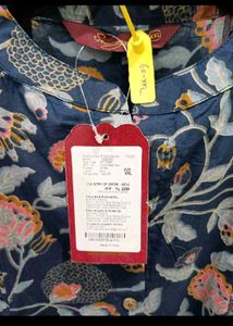 Floral Mandarin Collar Kurta with Pants