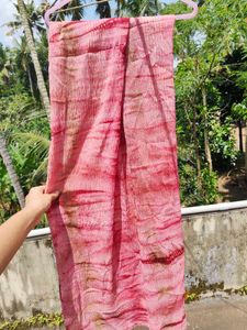 Beautiful Pink Tie-Dye dupatta