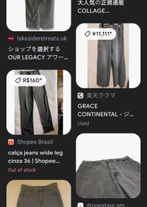 Aesh Grey Vintage Pant 🐘