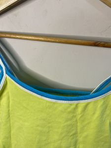 Neon Yellow Spaghetti Strap Tank Top