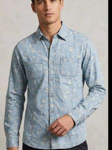 Floral Print Button-Up Shirt