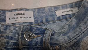 Light Wash Distressed Denim Shorts