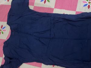 Stylish Blue Kurta with Mirror Work
