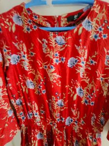 Chic Floral Print Midi Dress