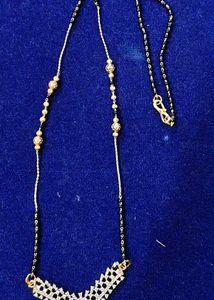 Stunning CZ Mangalsutra Necklace