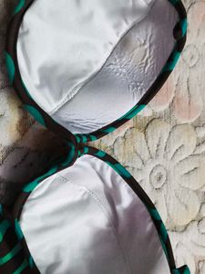 Zebra Print Padded Bikini Top