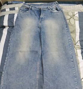 Zara Distressed Blue Jeans