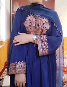 kashmiri tilla work party wear outfit