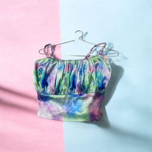 Stylish Tie-Dye Crop Top