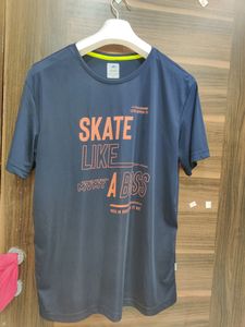 MVMT Typographic Print Slim Fit Crew Neck Tshirt