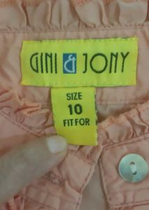 GINI &amp; JONY- Cute Peach cotton dress