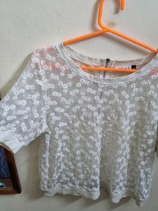 White Lace Top