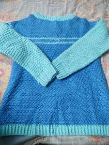 Blue  Sweater
