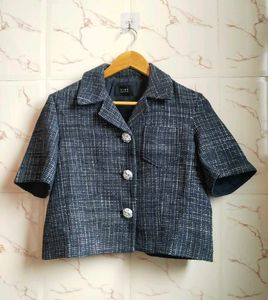 Women's Tweed Cropped Blazer