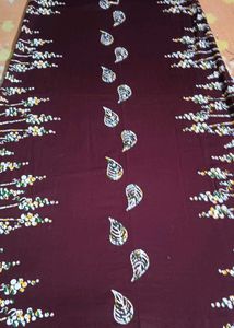 Burgundy Floral Nightgown(New)