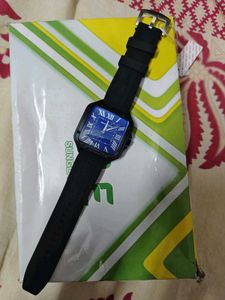 Stylish Blue Dial Watch