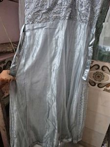 Beautiful Sky Blue Embellished Gown