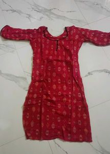 Vibrant Pink Embroidered Kurta