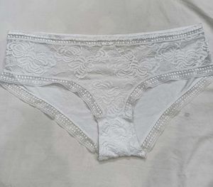 White🥰 Lace Briefs
