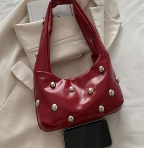Brand New Trending Red Hobo Bag