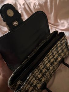 Coach Soho Inspired Tweed&amp;Croc Handbag y2k